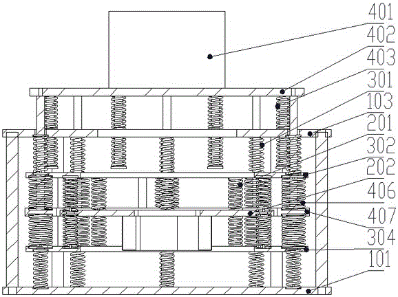 Sound wave mixing device based on three-freedom-degree resonance system