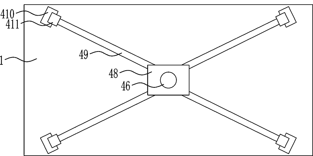 Paralytic patient leg moving device for neurology department