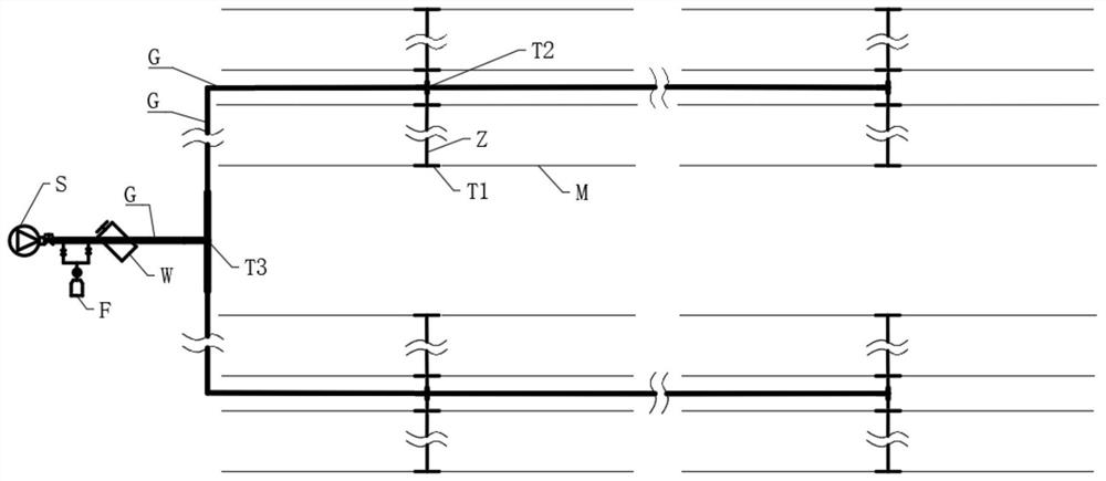 Sliding block reversing jet flow tee joint and pulse micro-irrigation system