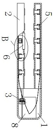 Mounting mechanism for automobile door handle part