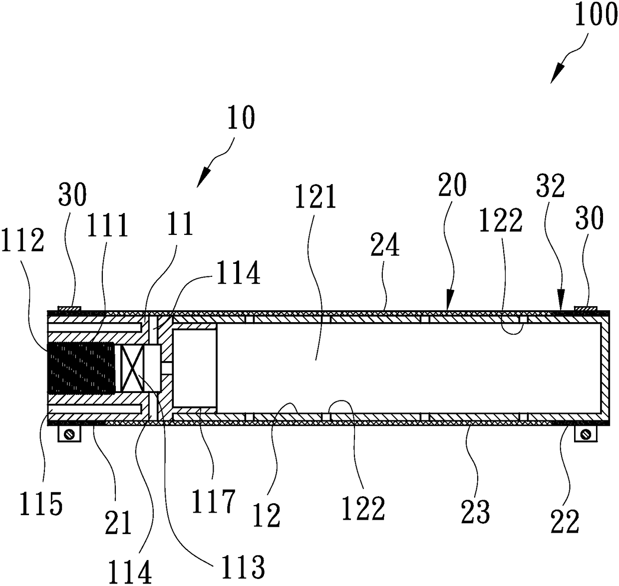 Aeration pipe structure