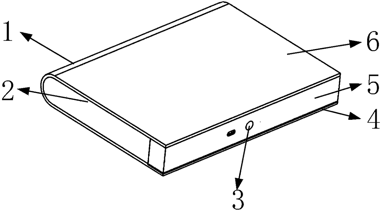 Loose-leaf notebook privacy lock controlled on basis of magnetic force