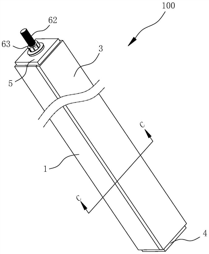 A mold for forming variable-section piles