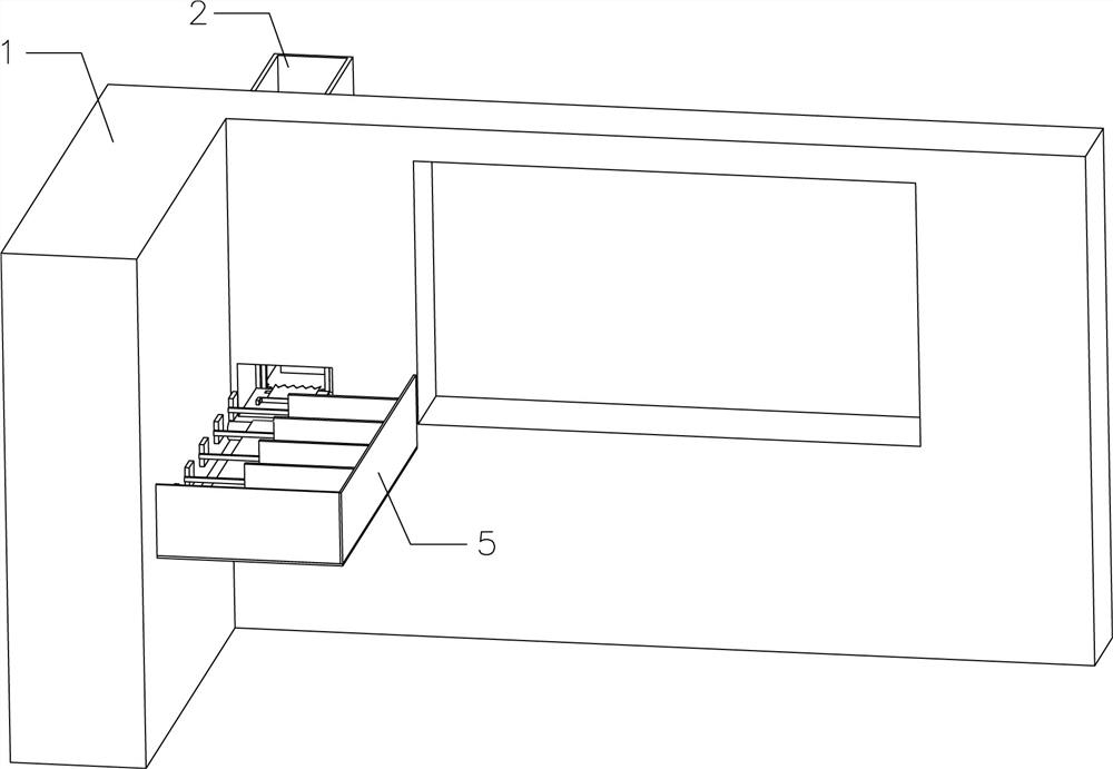 A take-out lifting and conveying system for dormitory buildings