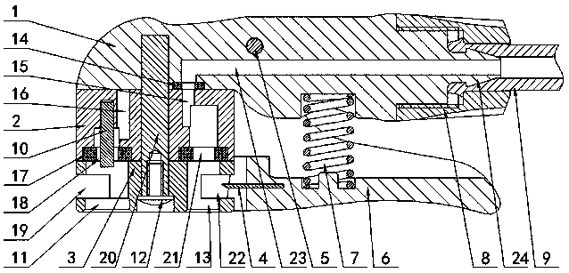 Rotary type American and French universal air nozzle