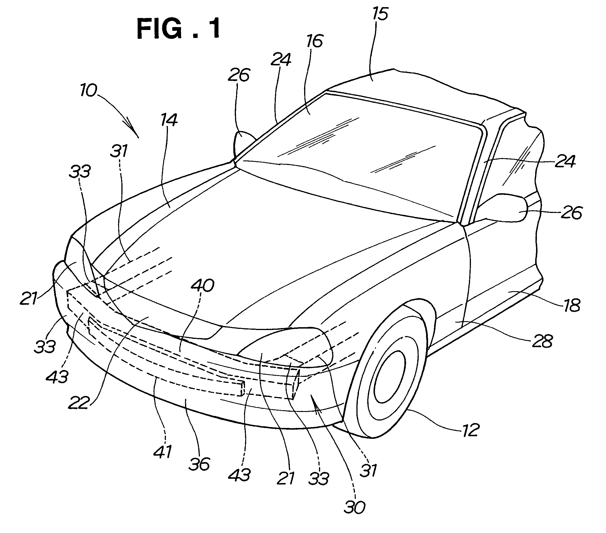 Vehicle bumper beam mounting structure