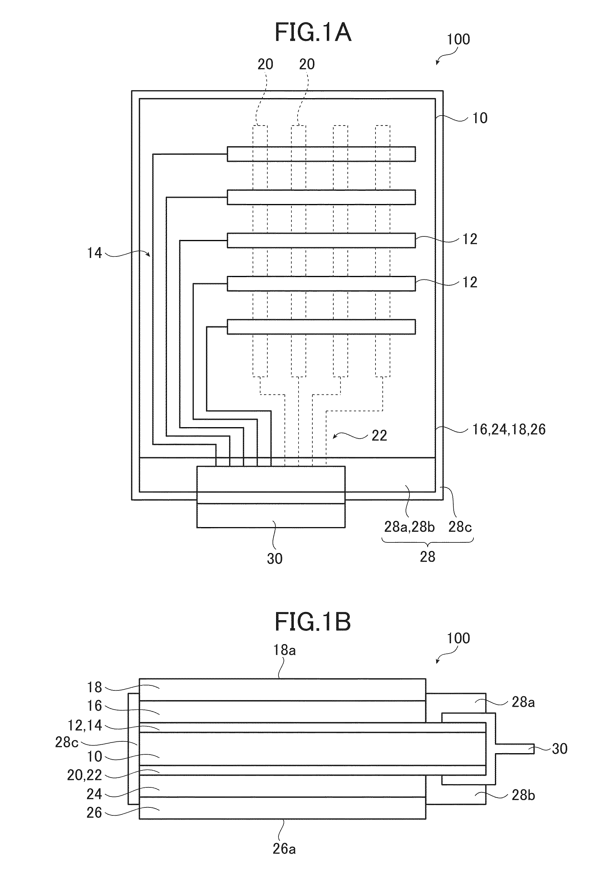 Capacitance type touch panel, manufacturing method of the same, and input device