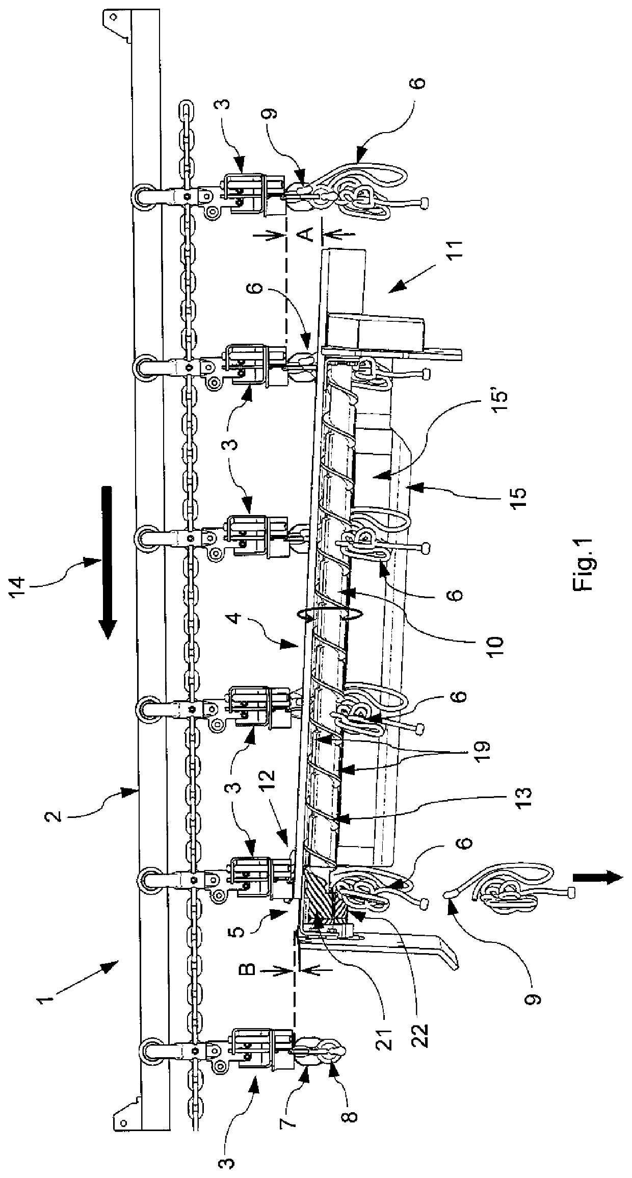 Intestines processing system and method for processing an intestines package