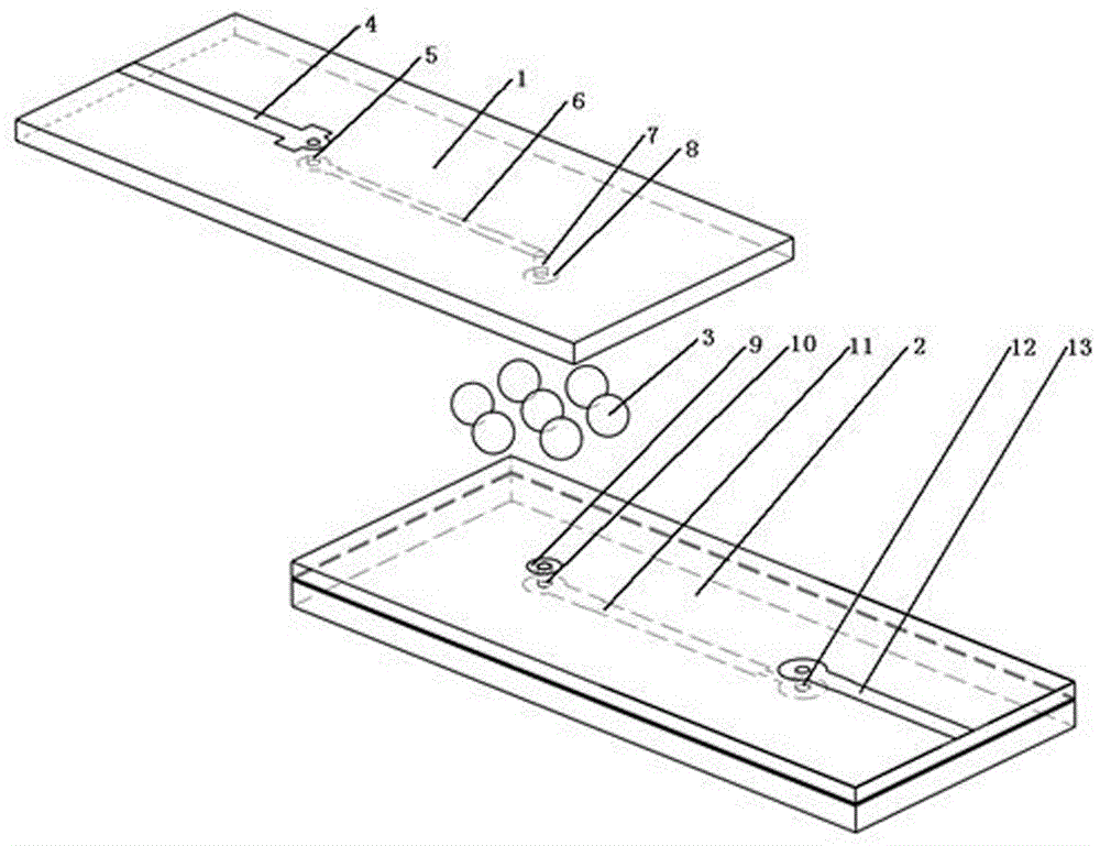 High-frequency transmission based LTCC and PCB perpendicular interconnecting structure and method