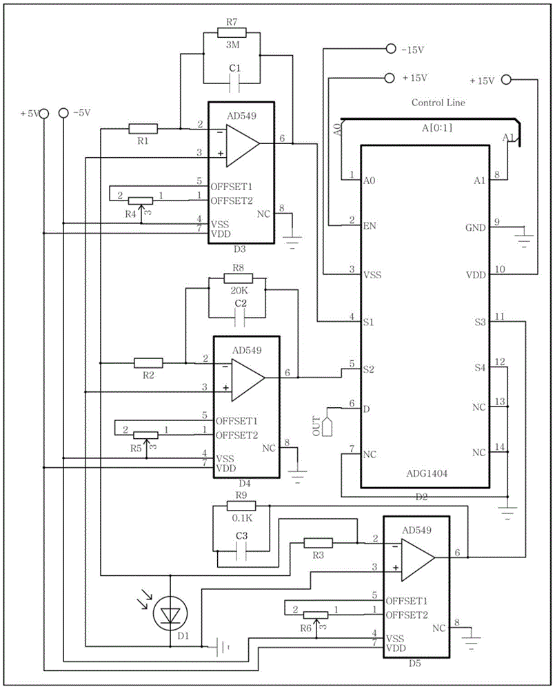 Wide Spectrum Weak Pulse Laser Energy Measurement System