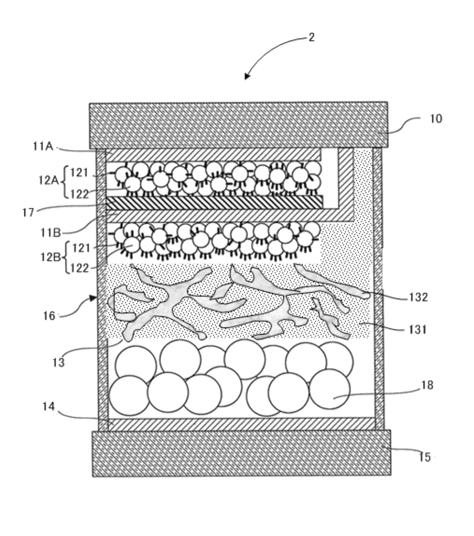 Electrochromic display element