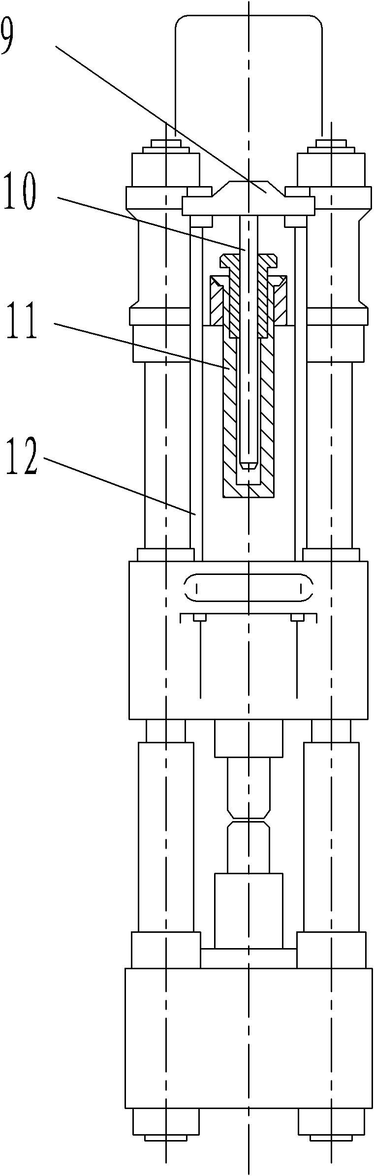 Cylinder beam integrated hydraulic press