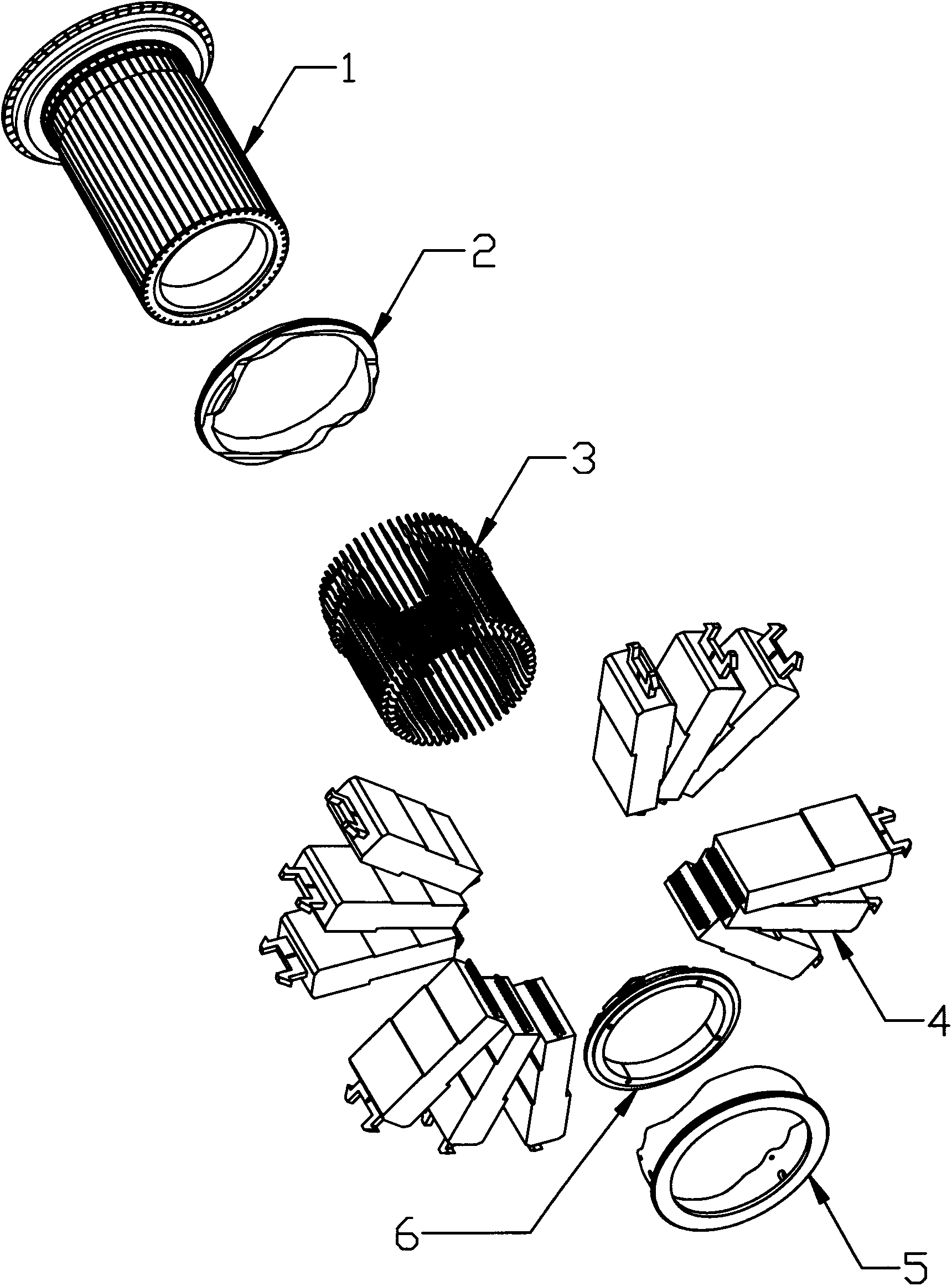 Novel multi-station jacquard needle control device of knitting machinery