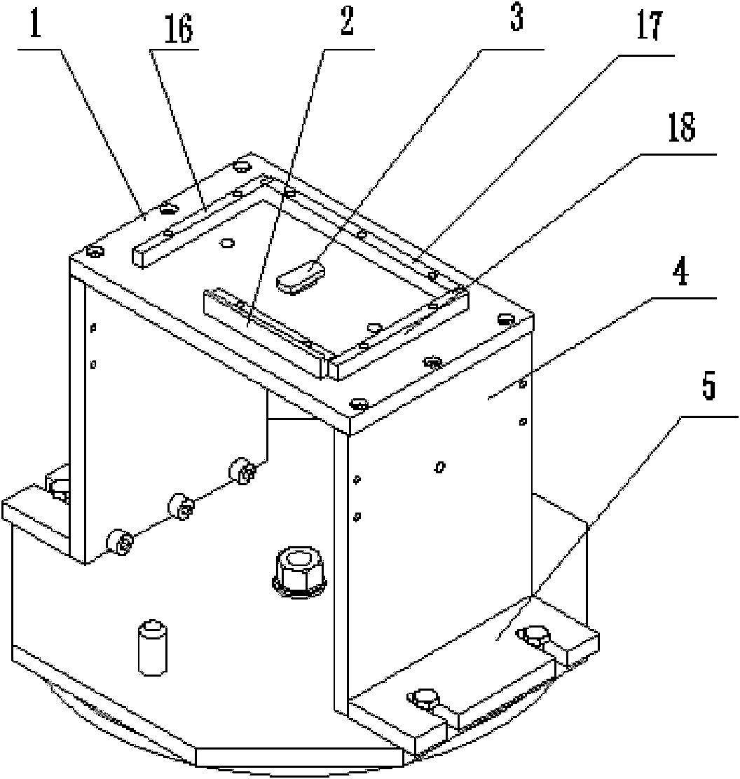 Special fixture for friction durability test of automobile touch screen