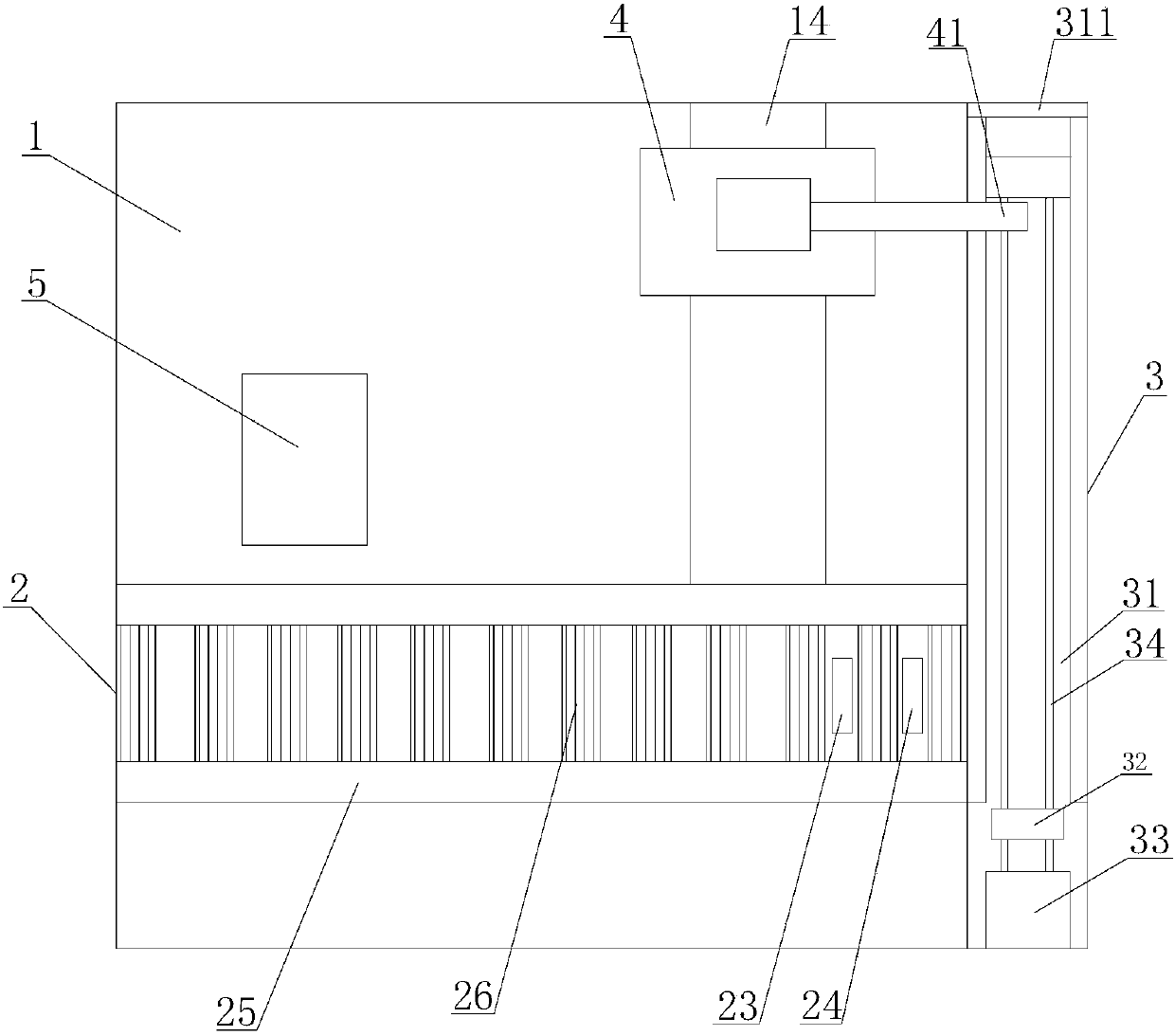 Automatic feeding device for jack cylinder machining