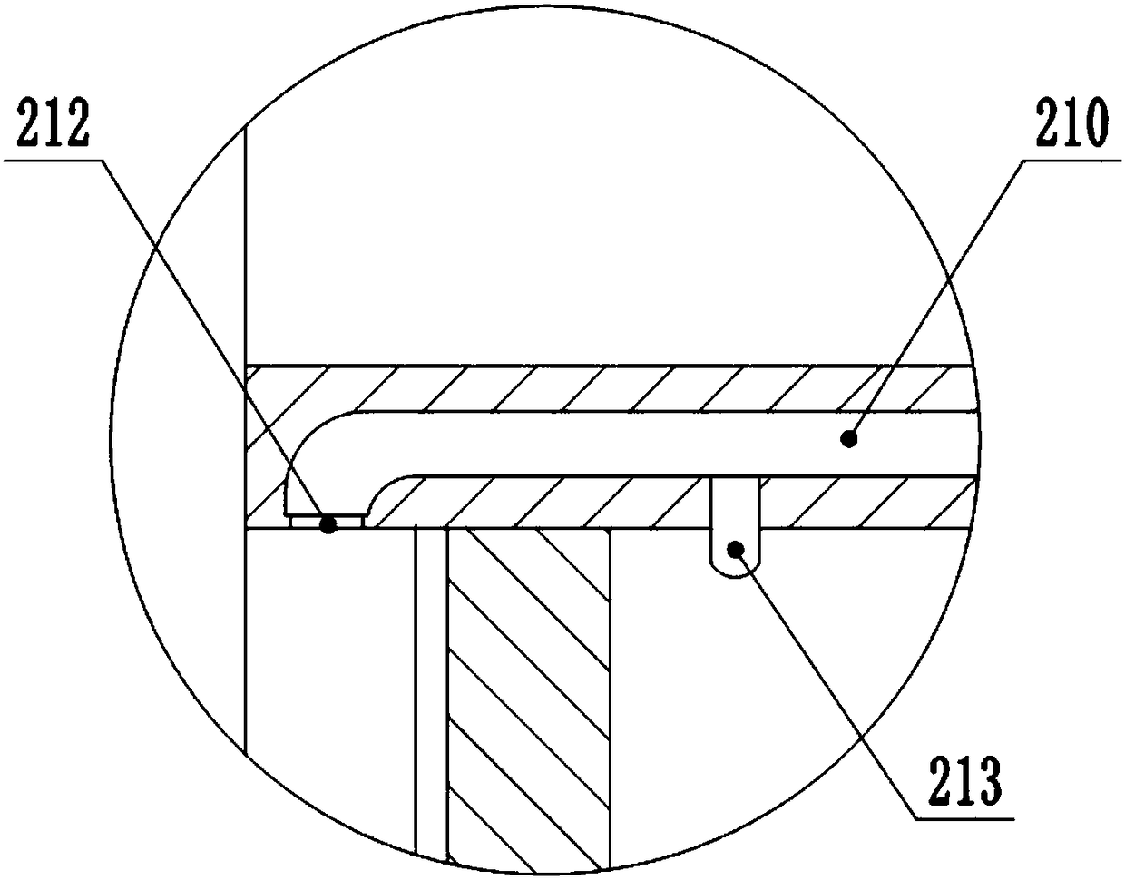 Centrifugal carrot seed processing device