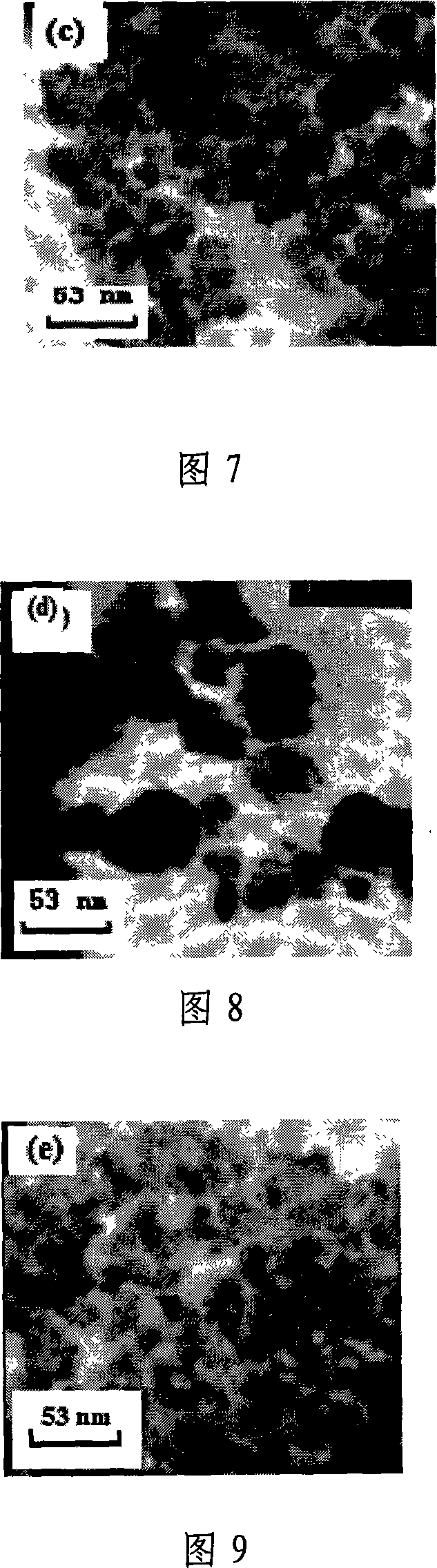 Method for synthesizing spinel structure magnesium frrite nano particles