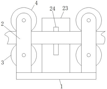 Fixed-length cutting device used for production of cable insulation pipes