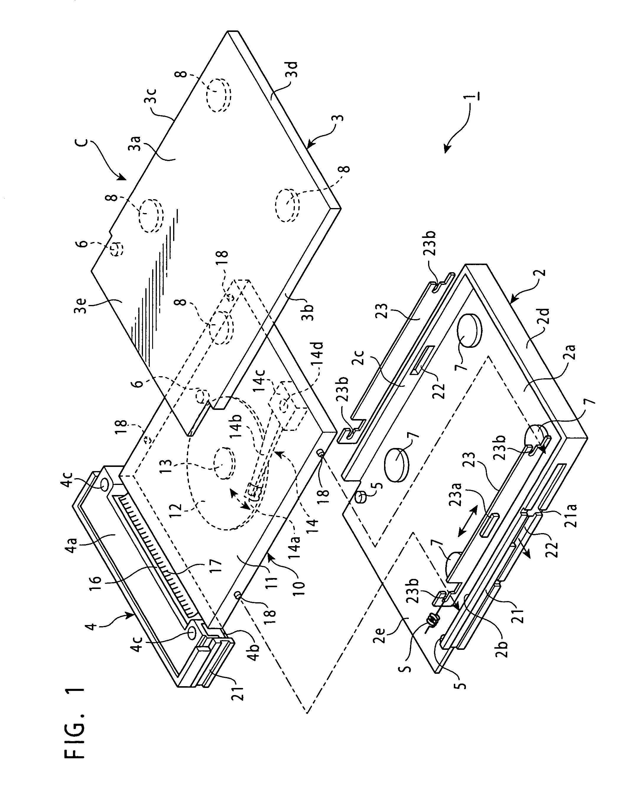 Magnetic disk device and electronic apparatus for mounting the magnetic disk device thereto