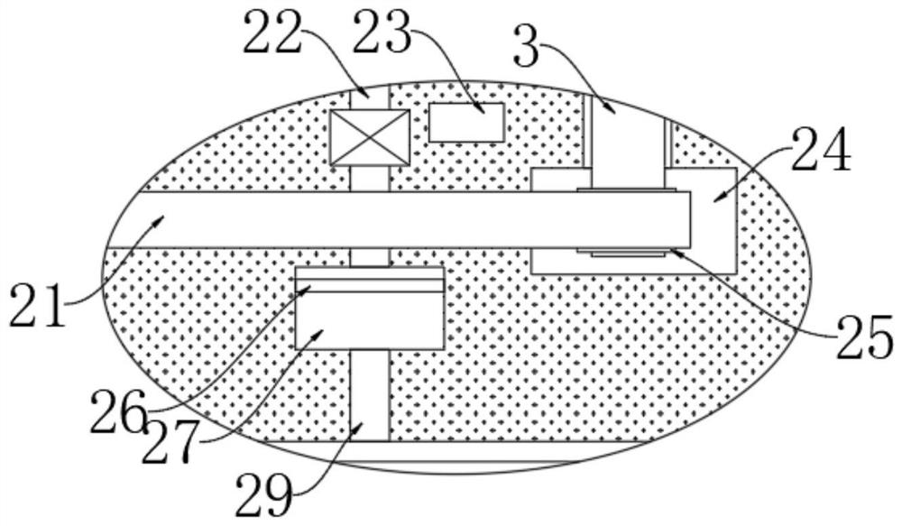 Air circulation humidifying device in desert area sample room