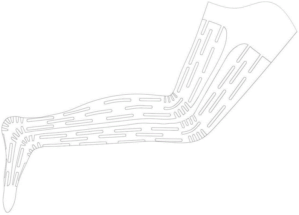 Orthosis clamping plate with longitudinal deformation holes and transverse deformation holes