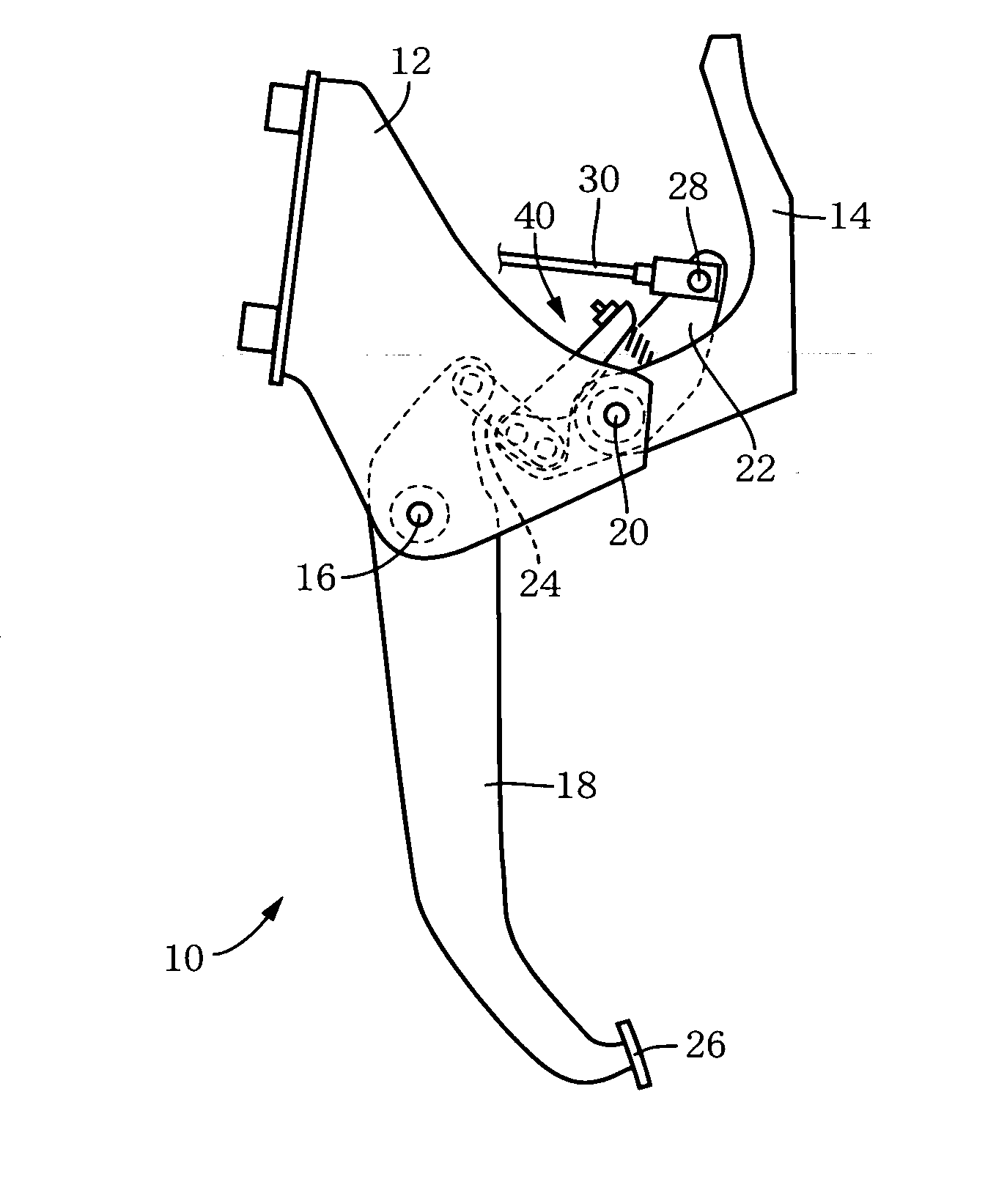 Brake pedal apparatus