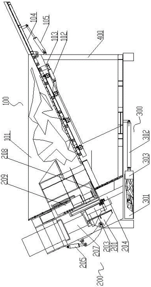 Hydraulic control system of vertical shearing machine