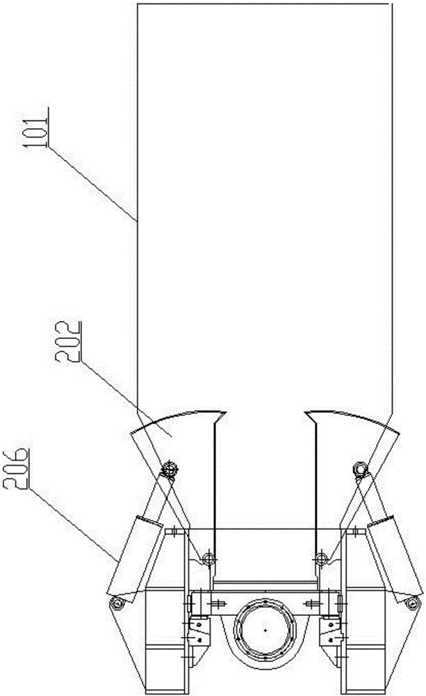 Hydraulic control system of vertical shearing machine