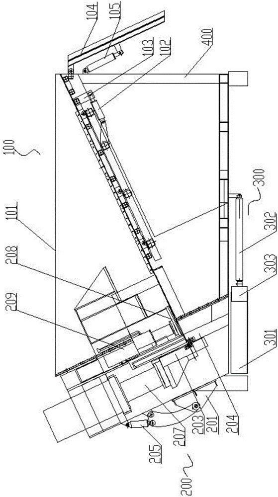 Hydraulic control system of vertical shearing machine