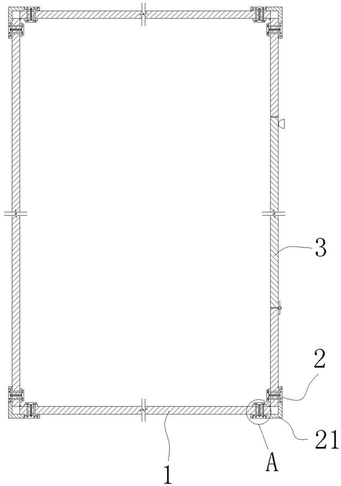 A structurally stable assembled power distribution room