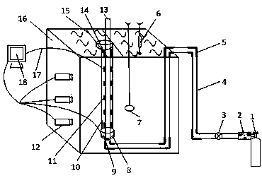 Experiment device for testing dynamic behaviors of pipe string in deep water