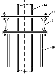 Experiment device for testing dynamic behaviors of pipe string in deep water