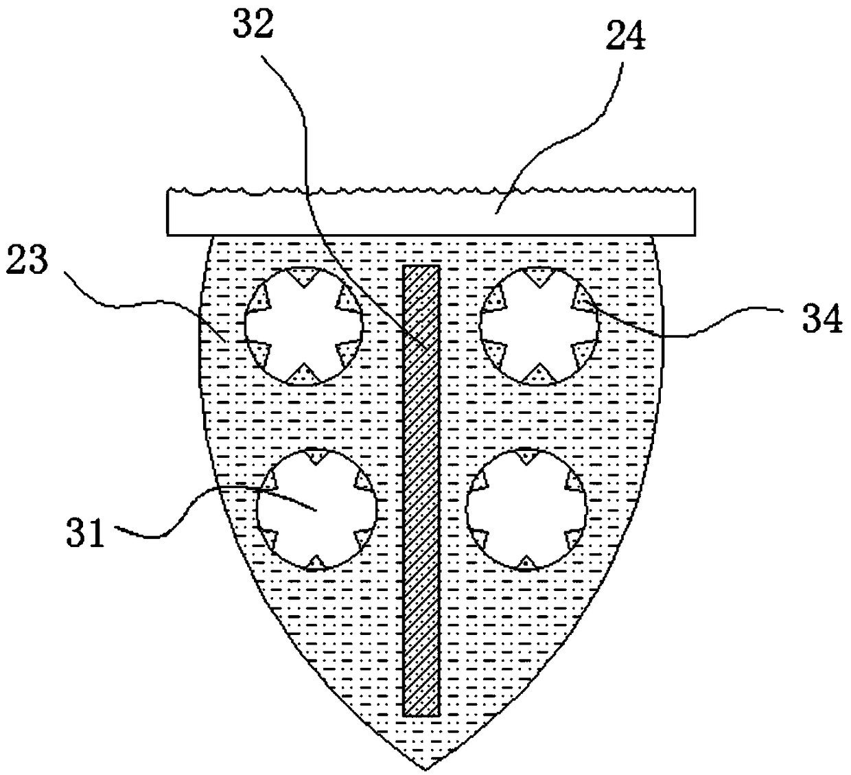 High-slope soil turning device with high stability for tea planting