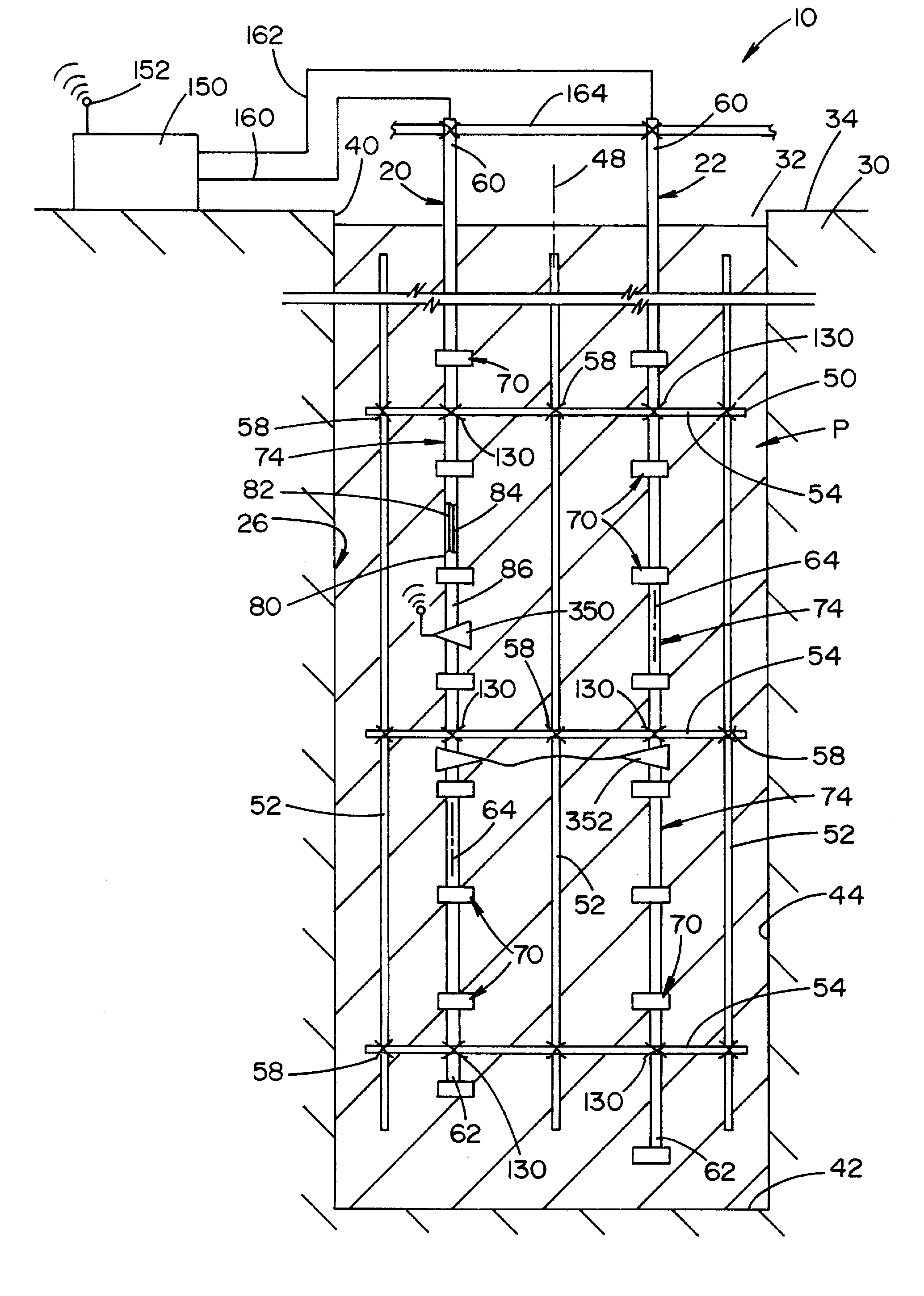 Pile sensing device and method of using the same