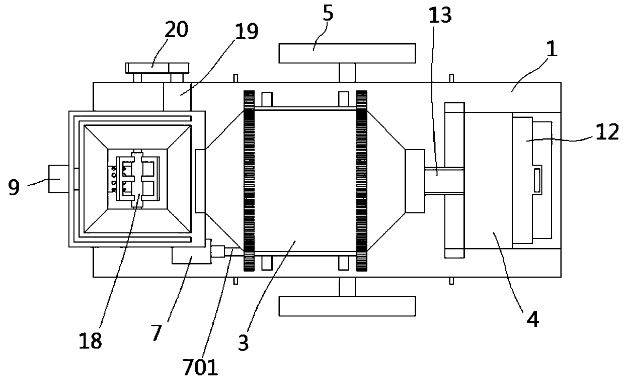 Concrete pumping device