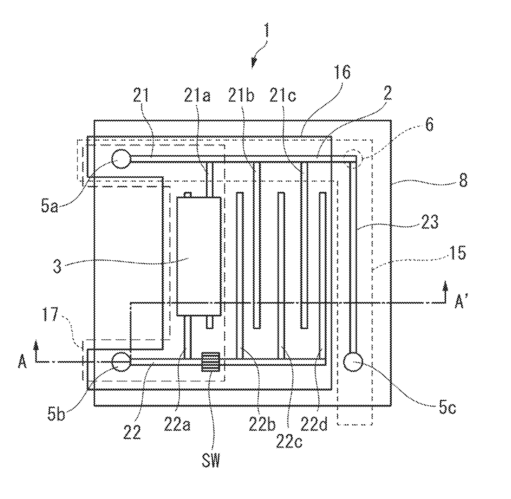 Biological information detection sensor, electric apparatus using thereof and biological information detection method