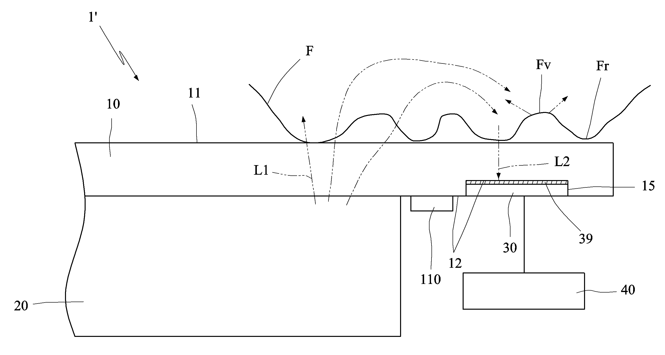 Stray-light-coupled biometrics sensing module and electronic apparatus using the same