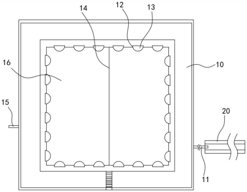 Water storage irrigation system and growth method of ecological safety type resistant starch rice