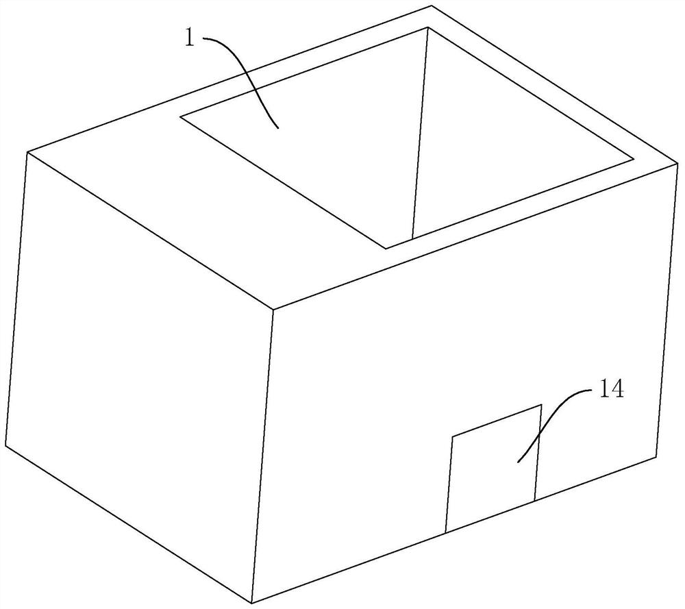 Civil air defense basement ventilation device