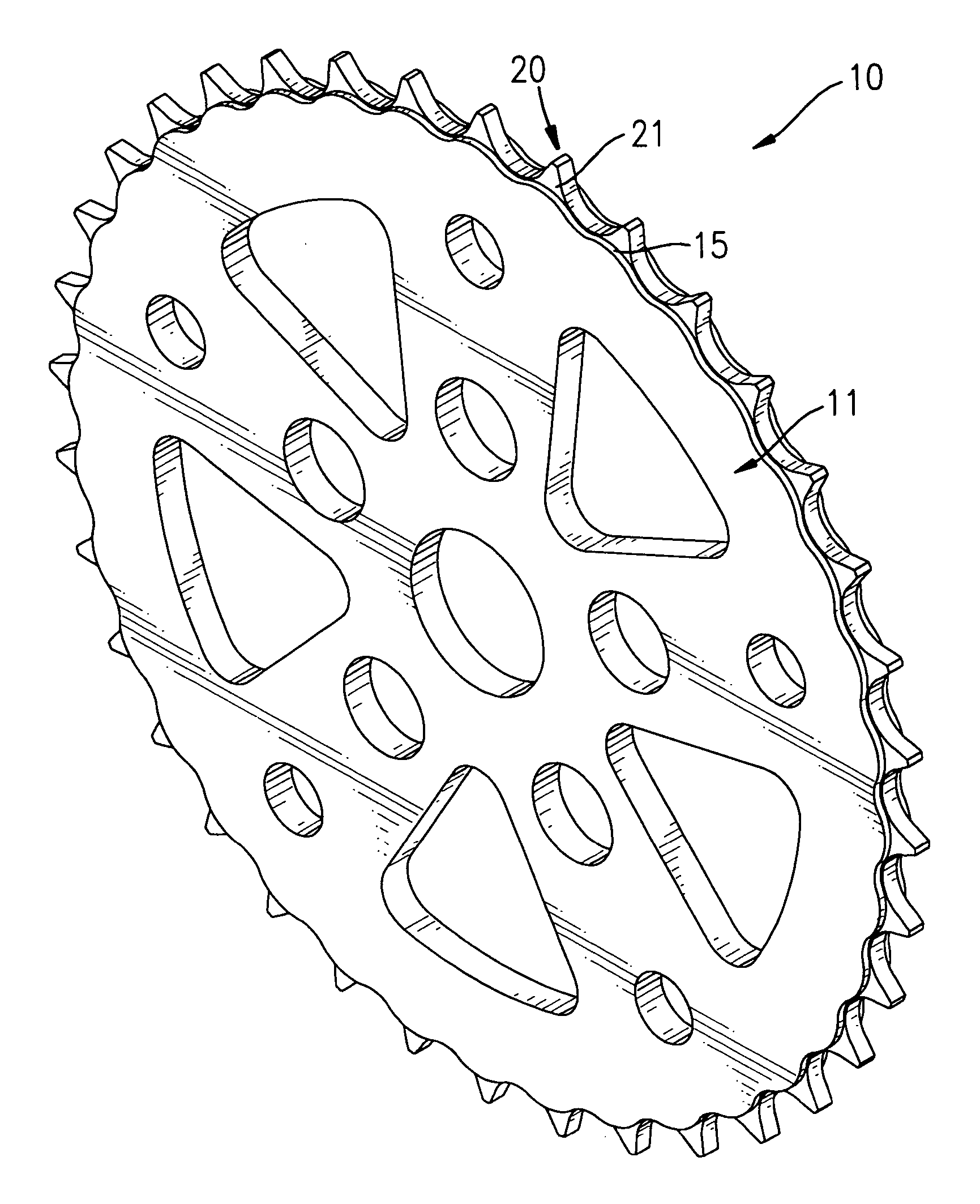 Sprocket for a bicycle