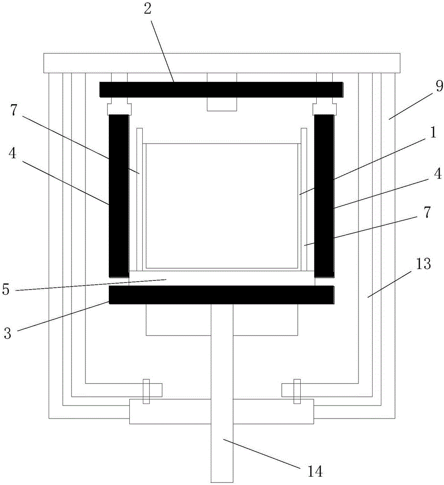 Method for melting of polycrystalline silicon ingot casting based on auxiliary heating