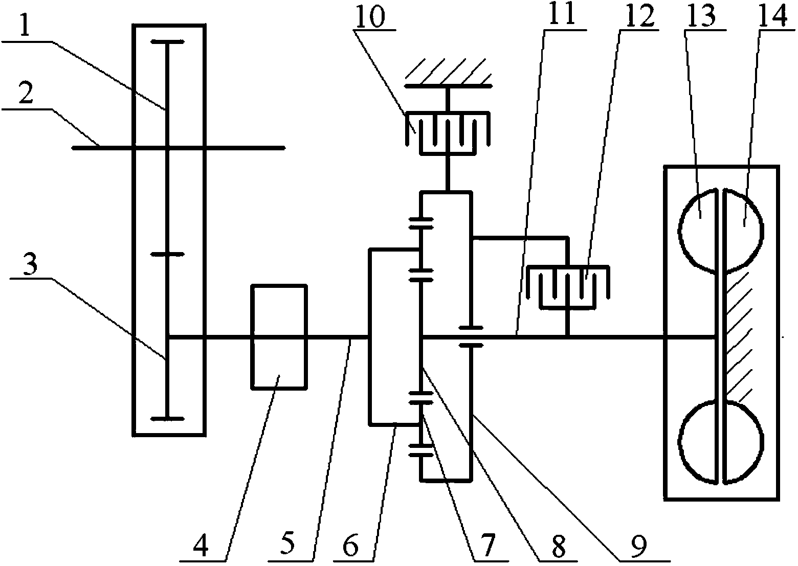 Hydraulic control type device capable of eliminating pumping loss and improving low-speed performance of hydraulic retarder