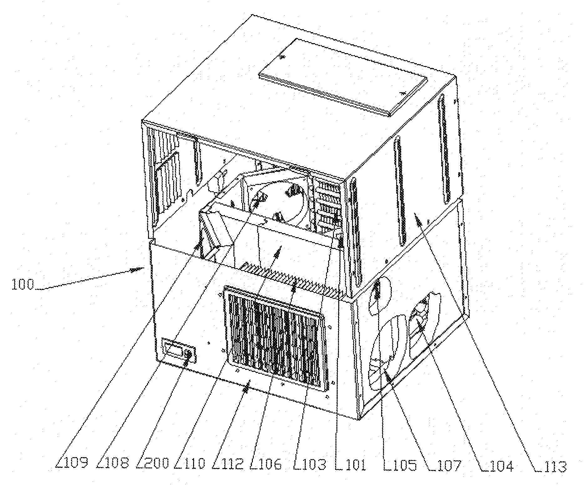 Method and apparatus for wine cellar temperature and humidity control