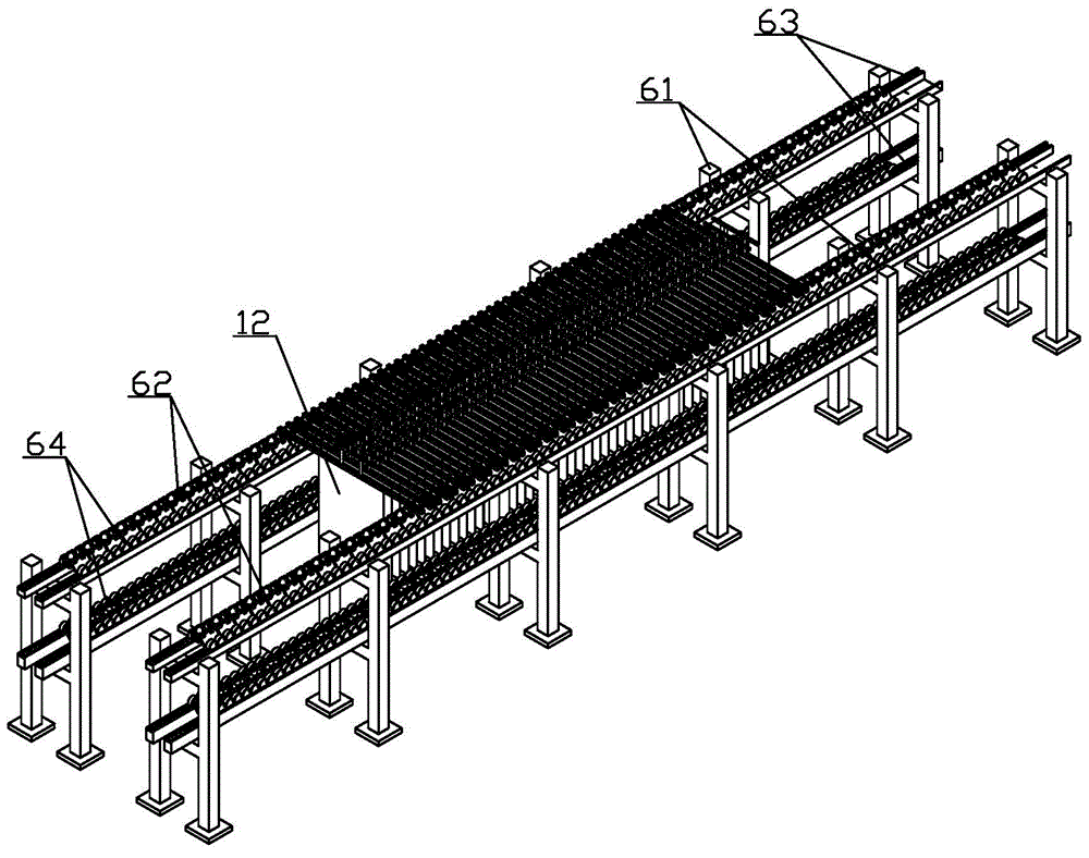 Electrolytic manganese negative plate mechanized inlet-outlet cell system and working method