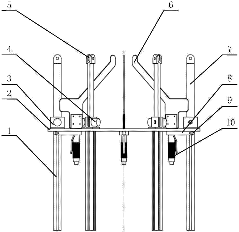 Conical rubber soft mold removing device and mold removing method