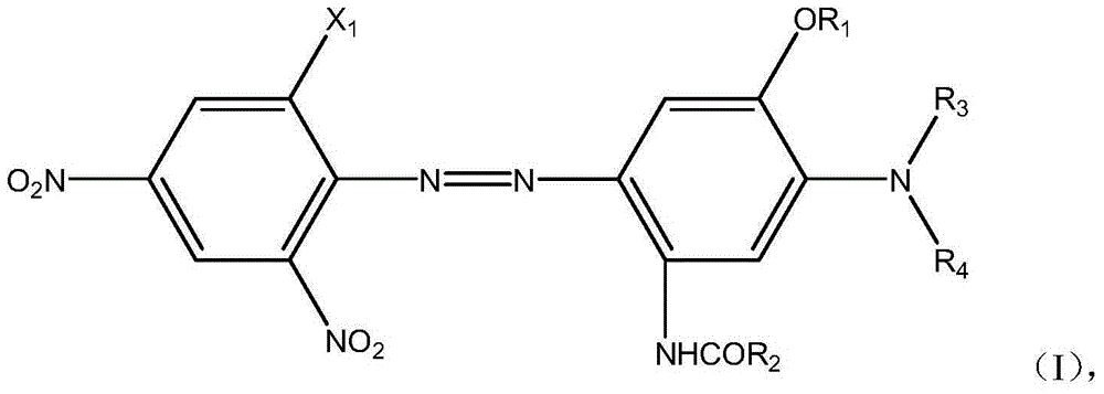 Dark disperse dye composition and applications