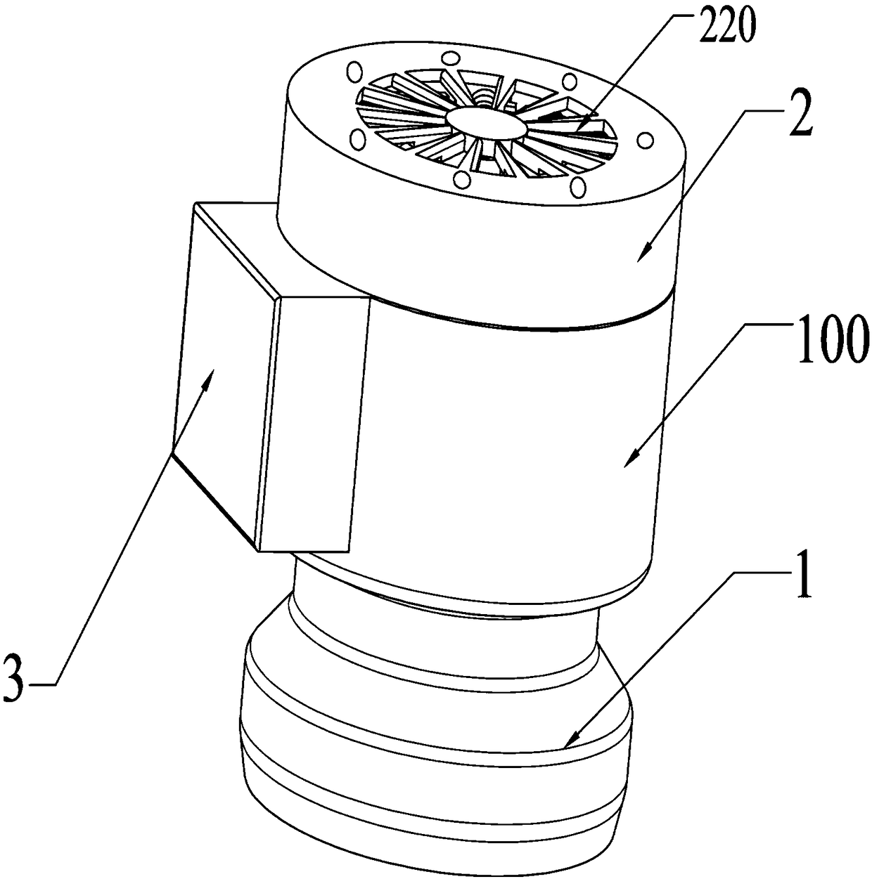 Power system used in large multi-rotor aircraft capable of precisely adjusting speed