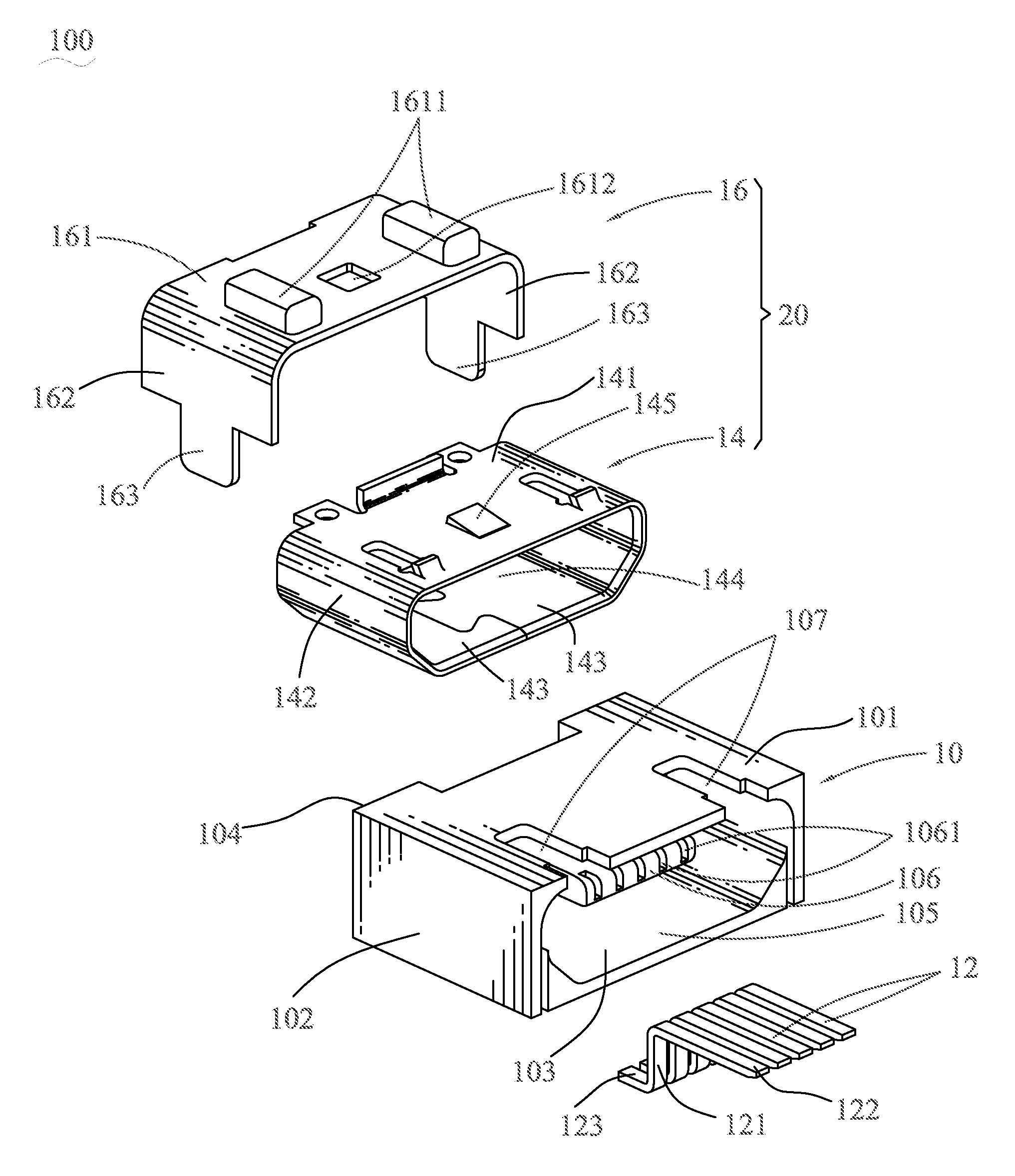 Electrical connector and molding method thereof