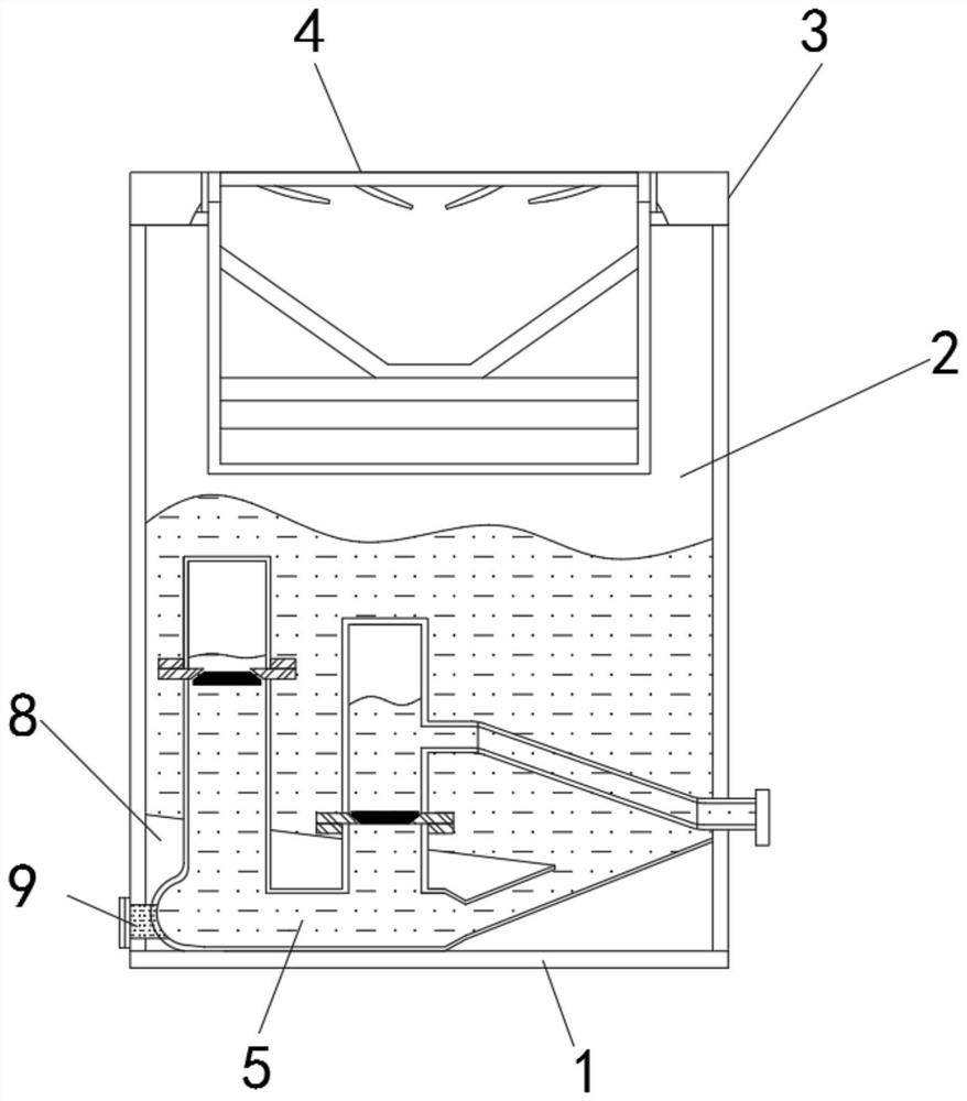 Water hammer type vacuum negative pressure collecting well