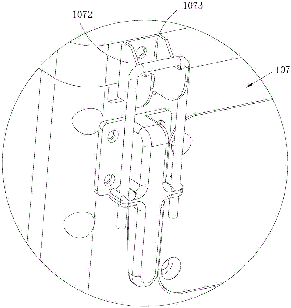 Double-station overturning lamination structure